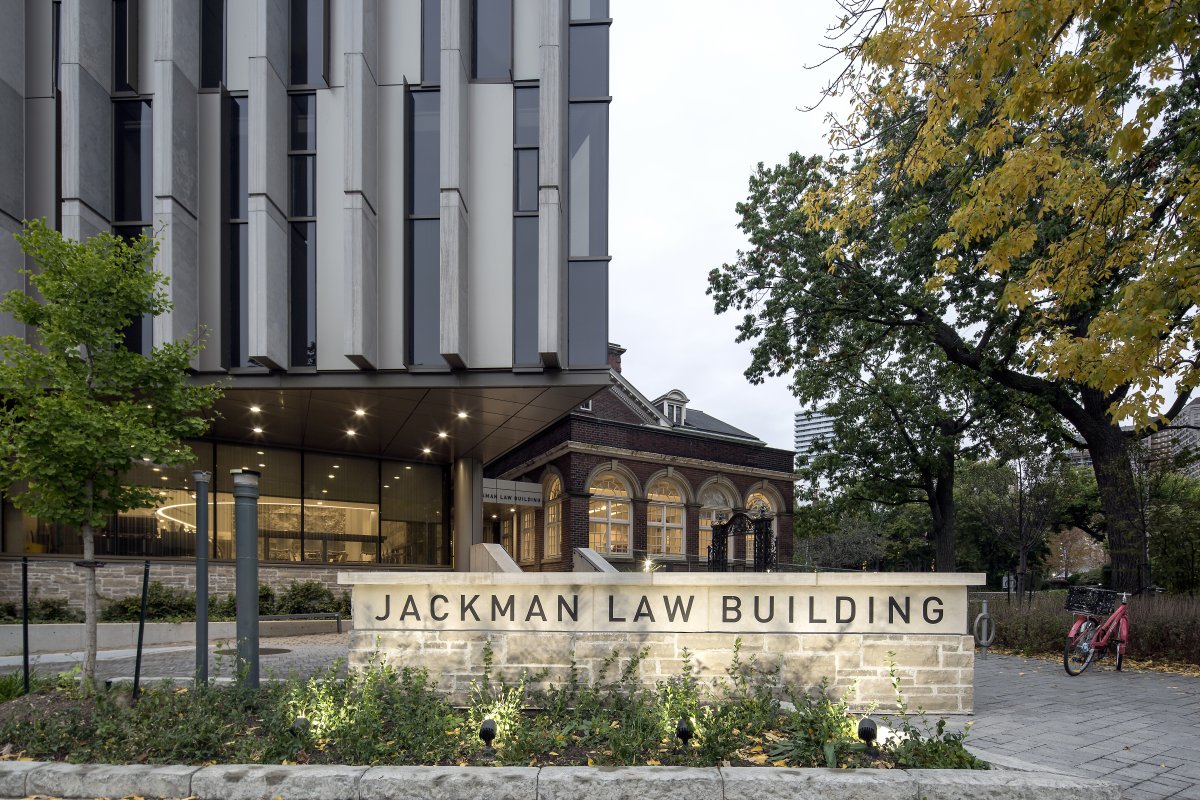 Jackman Law Building entrance